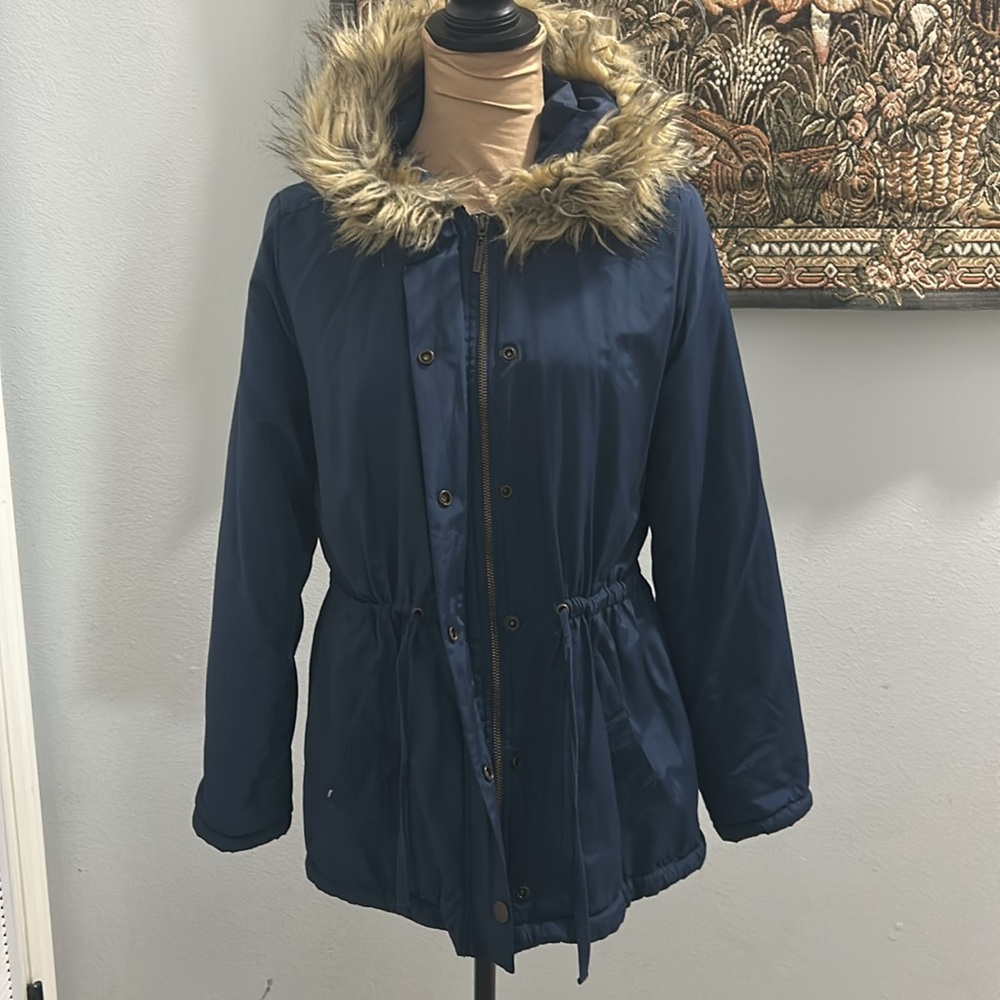Copper Key Blue Hooded Jacket. Size M - Picture 10 of 17